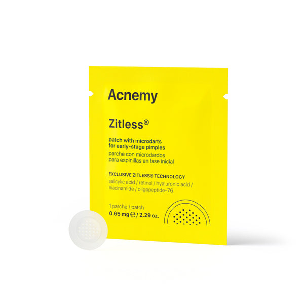 Acnemy ZITLESS® Patch With Microdarts For Early-Stage Pimple. Plaastrid varajaseks akne ennetamiseks 5 x 0,65mg