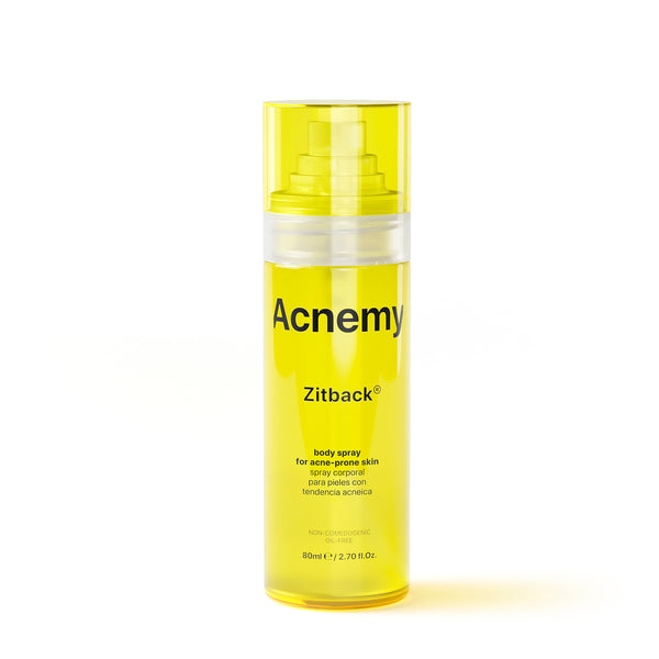 Acnemy ZITBACK® Blemish Clarifying Body Spray. Kehasprei aknelisele nahale 80ml