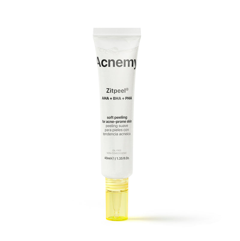 Acnemy ZITPEEL® AHA+BHA+PHA-Soft Peeling For Acne-Prone Skin. Õrn koorija aknelisele nahale öiseks hoolduseks 40ml