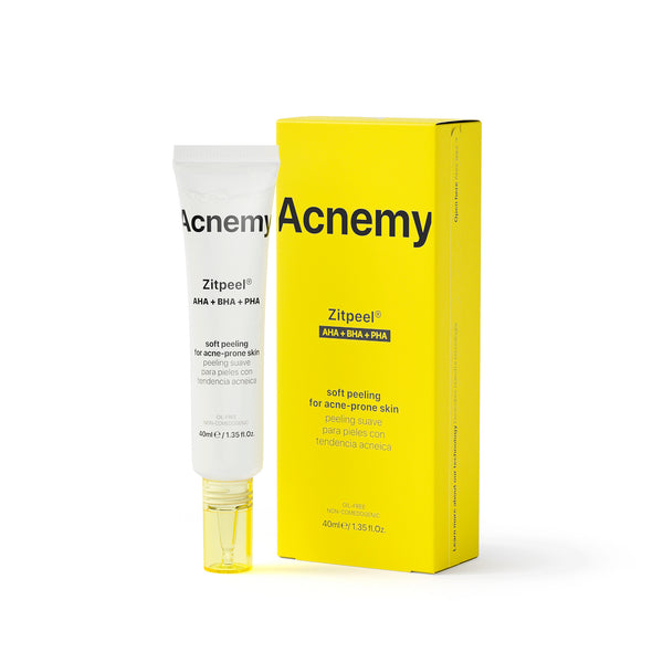 Acnemy ZITPEEL® AHA+BHA+PHA-Soft Peeling For Acne-Prone Skin. Õrn koorija aknelisele nahale öiseks hoolduseks 40ml