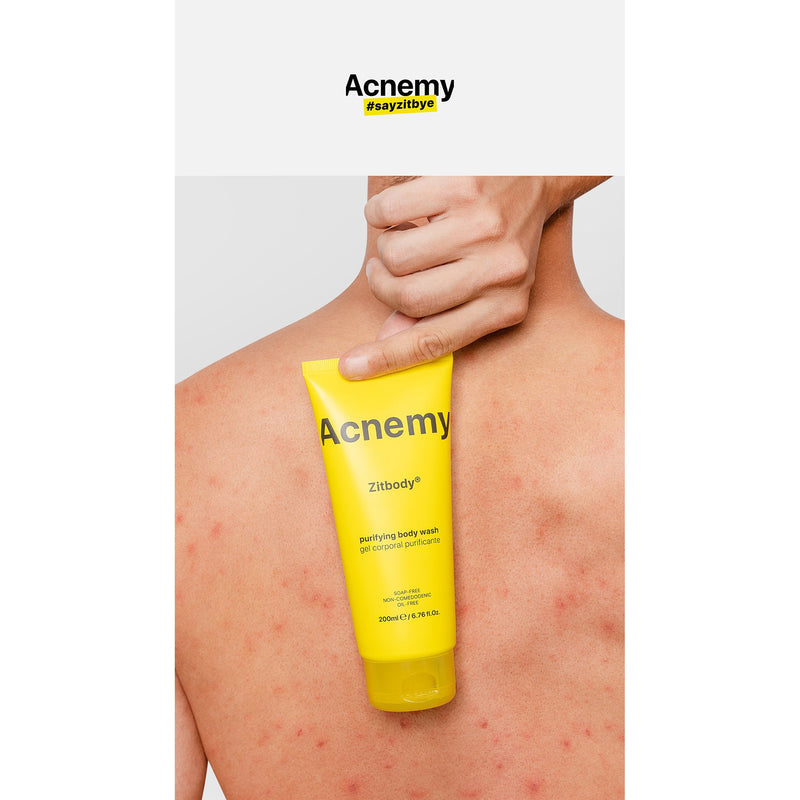 Acnemy ZITBODY® Purifying Body Wash. Puhastav kehapesuvahend aknelisele nahale 200ml