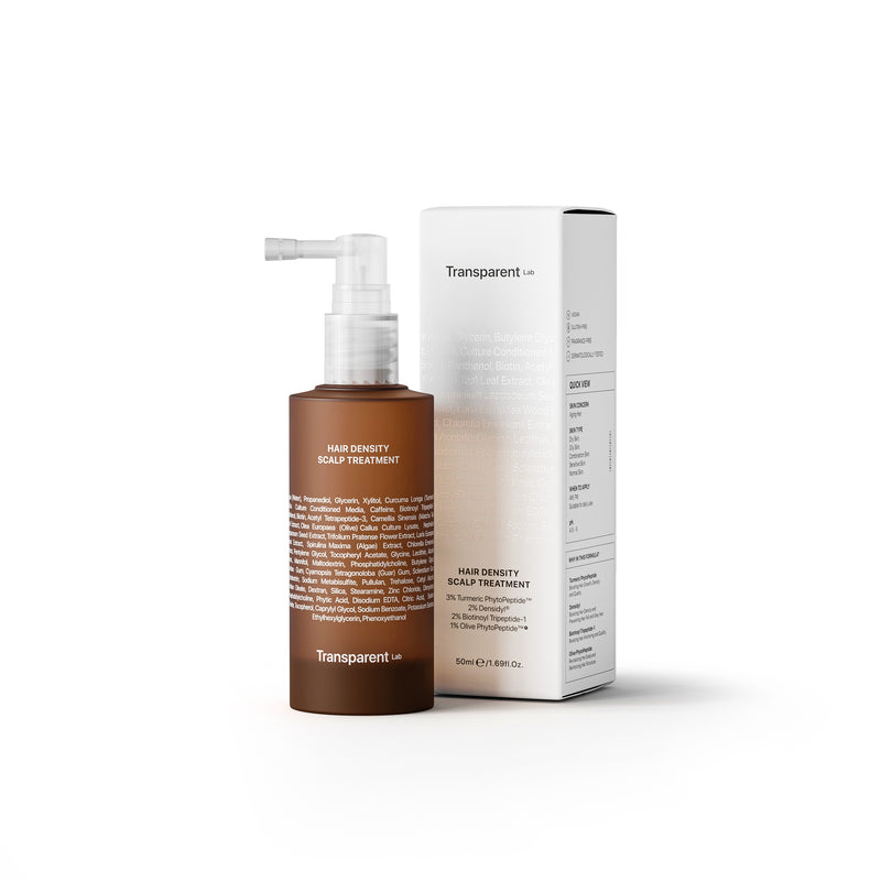 Transparent Lab HAIR DENSITY SCALP TREATMENT Slow-Aging Scalp Serum. Juuksekasvu stimuleeriv peanahaseerum 50ml