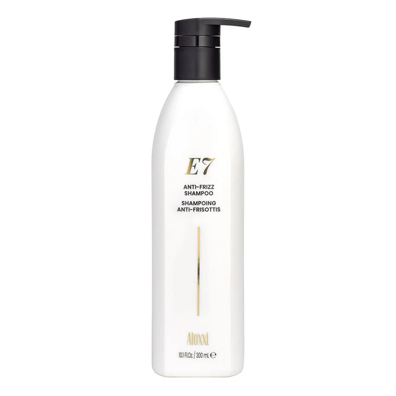 Aloxxi E7 Anti-Frizz Shampoo. Šampoon lokkis ja kahustele juustele 300ml