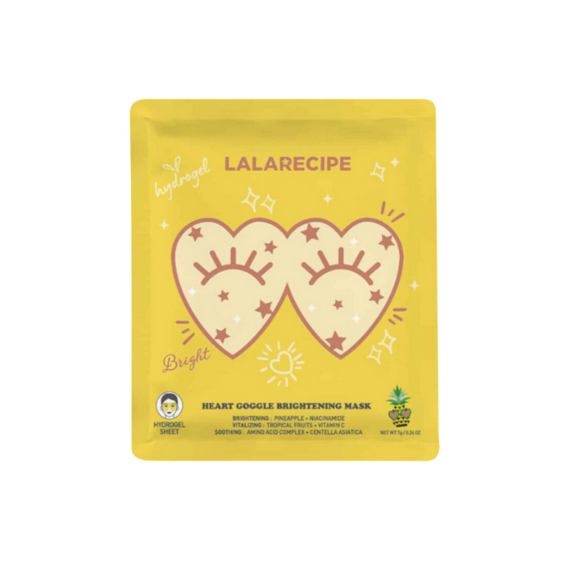 Lalarecipe Lalarecipe Heart Goggle Brightening Mask 1pcs. Lalarecipe Heart Goggle Brightening Mask silmamask 1tk