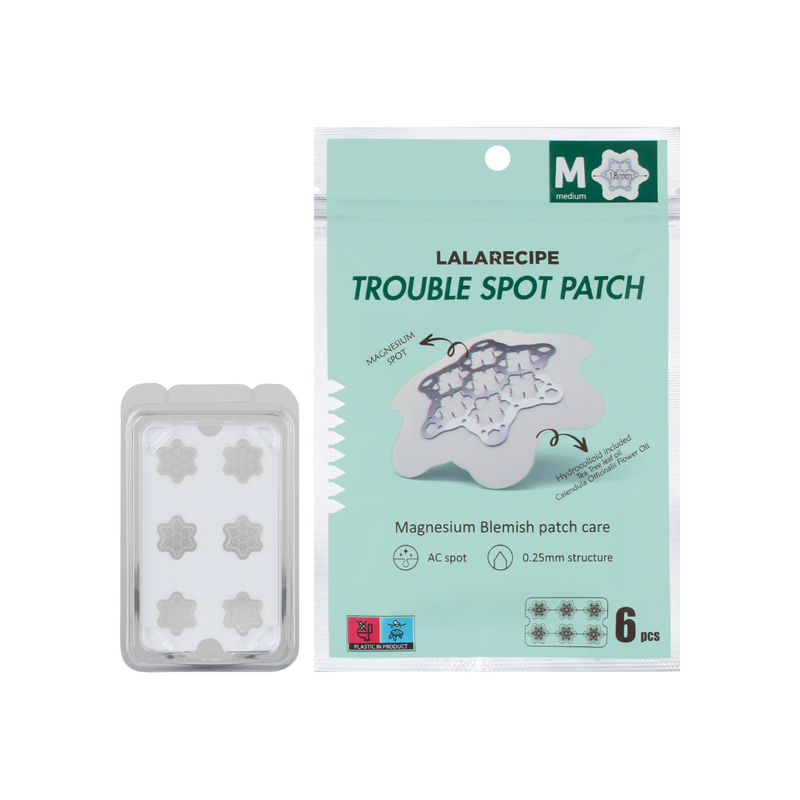 Lalarecipe Lalarecipe Trouble Spot Patch M 6pcs. Lalarecipe Trouble Spot Patch M akneplaastrid 6tk
