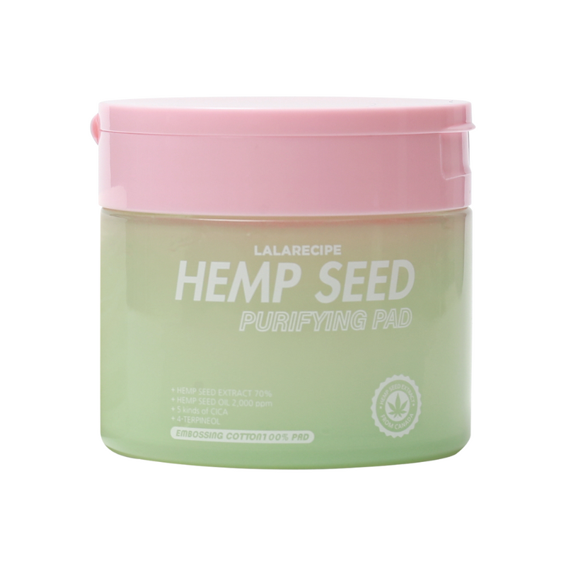 Lalarecipe Lalarecipe Hemp Seed Purifying Pad 70pcs. Lalarecipe Hemp Seed Purifying Pad puhastavad toonikpadjad 70tk