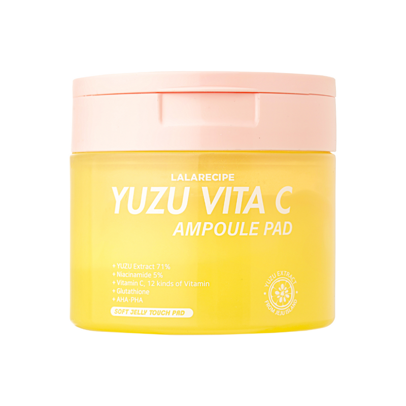 Lalarecipe Lalarecipe Yuzu Vita-C Ampoule Pad 80pcs. Lalarecipe Yuzu Vita-C Ampoule Pad toonikpadjad 80tk