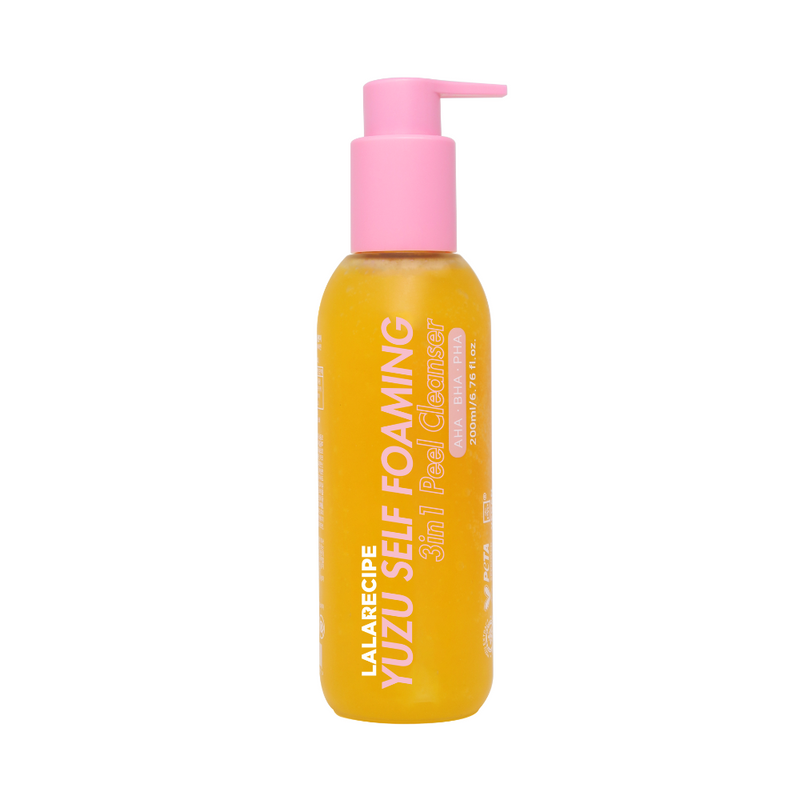 Lalarecipe Lalarecipe Yuzu Self Foaming 3in1 Cleanser 200ml. Lalarecipe Yuzu Self Foaming 3in1 Cleanser puhastusvahend 200ml 200ml