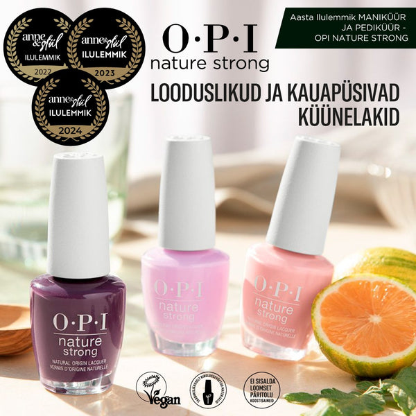 OPI Nature Strong Natural Origin Top Coat. Pealislakk Nature Strong värvilakkidele 15ml