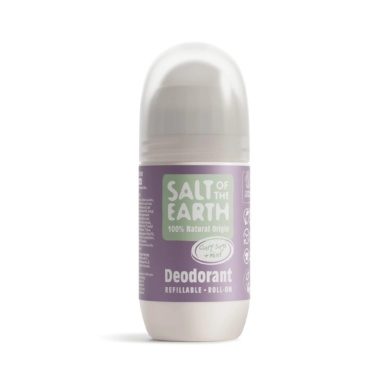 Salt of the Earth Clary Sage & Mint Natural Refillable Roll-On Deodorant 75ml (taastäidetav)