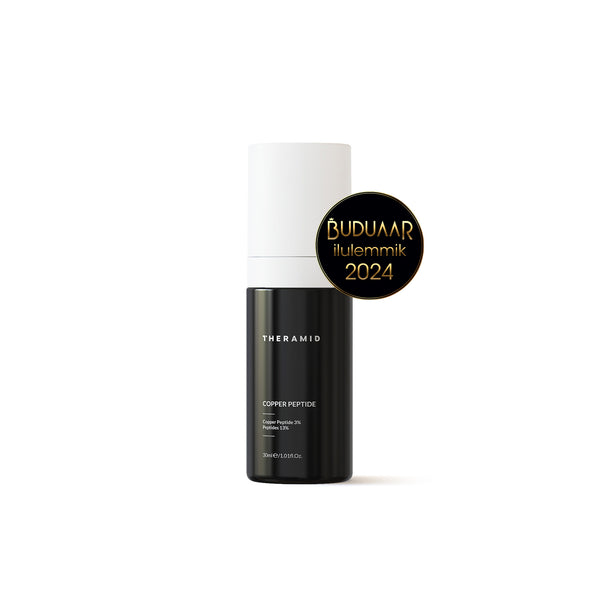 Theramid COPPER PEPTIDE-Anti-Aging 3% Pure Copper Peptide Treatment. Vananemisvastane hooldusseerum vaskpeptiidiga 30ml