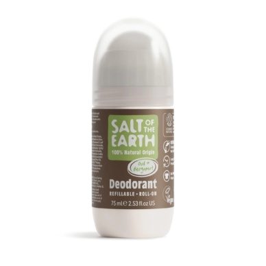 Salt of the Earth Oud & Bergamot Natural Refillable Roll-On Deodorant 75ml  (taastäidetav)