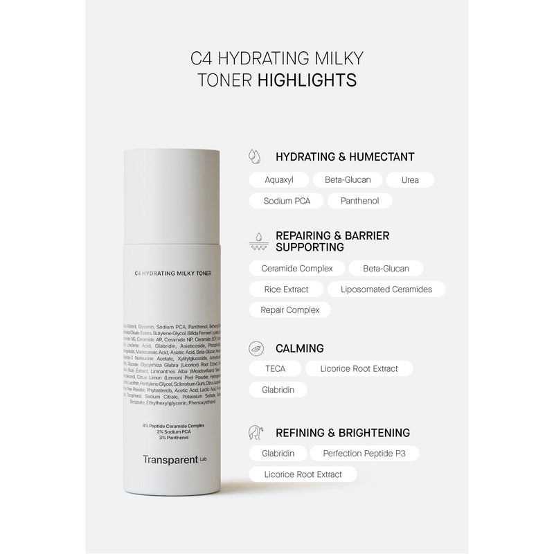C4 Hydrating Milky Toner. Niisutav piimjas toonik 130ml
