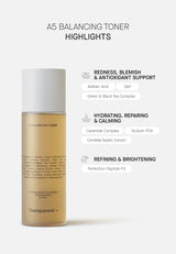 A5 Balancing Toner. Antioksüdantne ja puhastav tasakaalustav näovesi 130ml
