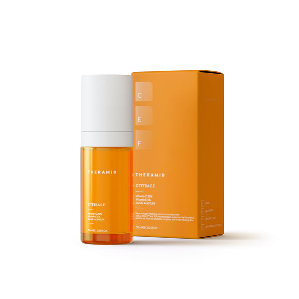 Theramid C-TETRA E.F. Intensive Vitamin C Treatment. Kõrge kontsentratsiooniga C-vitamiini hooldusseerum 30ml