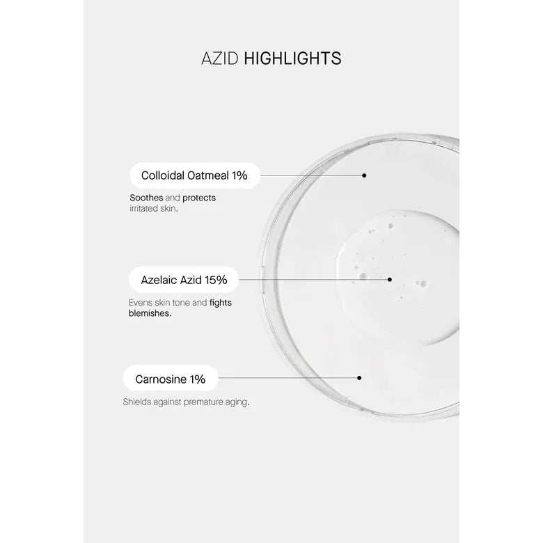 Theramid AZID Azelaic Acid 15% Treatment. Aselaiinhappe hooldusseerum 30ml