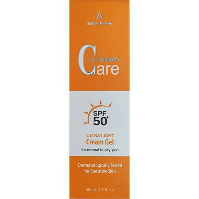 Anna Lotan Lightening Care Ultra Light Cream Gel, ülikerge kirgastav geelkreem  SPF50+ 50 ml