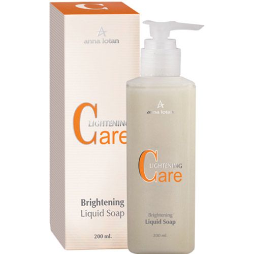 Anna Lotan Lightening Care Brightening Liquid Soap, nahka kirgastav kerge näoesugeel 200 ml