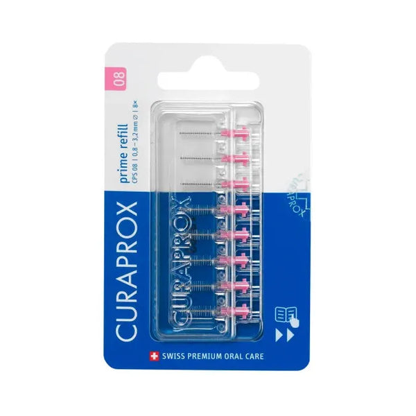 Curaprox hambavaheharjade täitepakk 0,8mm (8tk pakis)