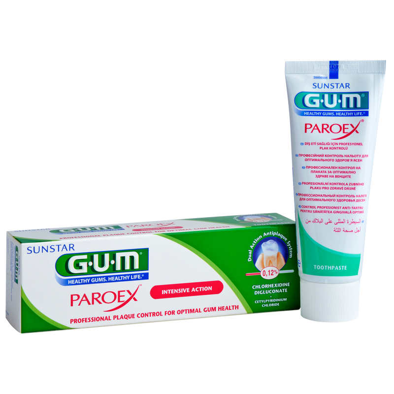 GUM Paroex 0,12% Toothpaste. Hambapasta 0,12% kloorheksidiindiglükonaadiga 75ml