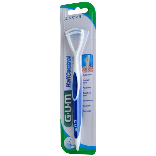 GUM HaliControl Tongue Cleaner. 2-poolne keelepuhastusvahend 1tk