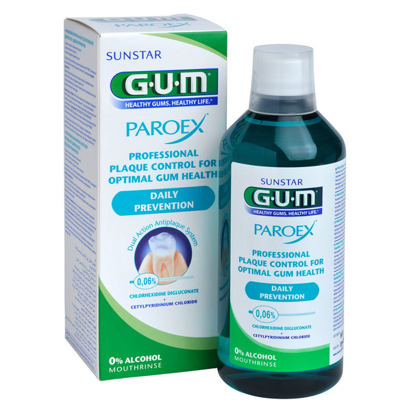 GUM Paroex 0,06% Mouthrinse. Suuloputusvedelik 0,06% kloorheksidiindiglükonaadiga 500ml