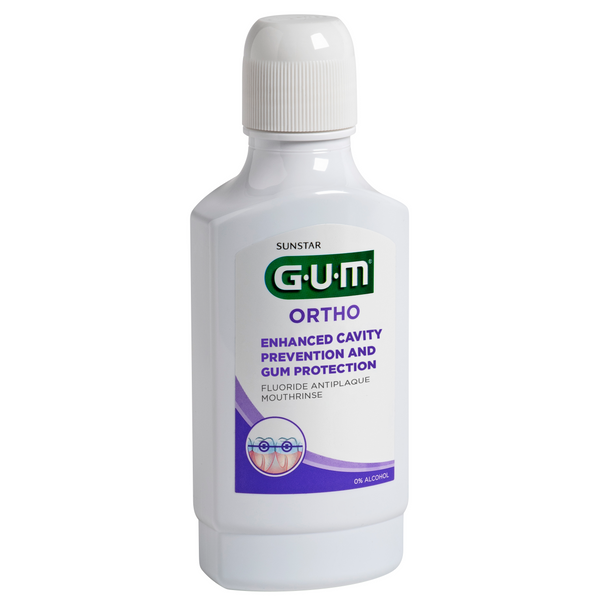 GUM Ortho Mouthrinse. Ortodontiline suuloputusvesi 300ml