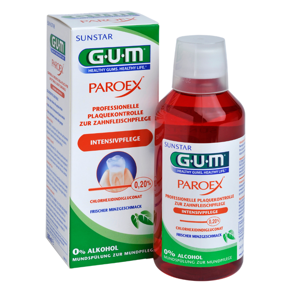 GUM Paroex 0,2% Mouthrinse. Suuloputusvedelik 0,2% kloorheksidiindiglükonaadiga 300ml