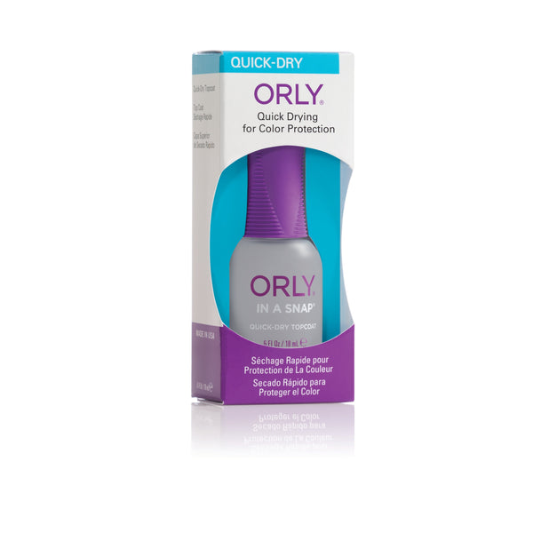 Orly In a Snap Quick Drying For Color Protection. UV-kaitsega kiirkuivatav pealislakk 18ml