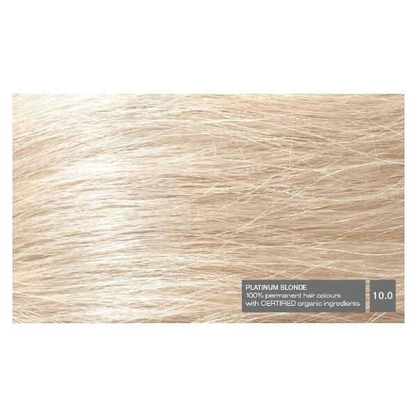 Naturigin Organic Based 100% Permanent Hair Colours Platinum Blonde 10.0. Püsijuuksevärv plaatinum blond 115ml