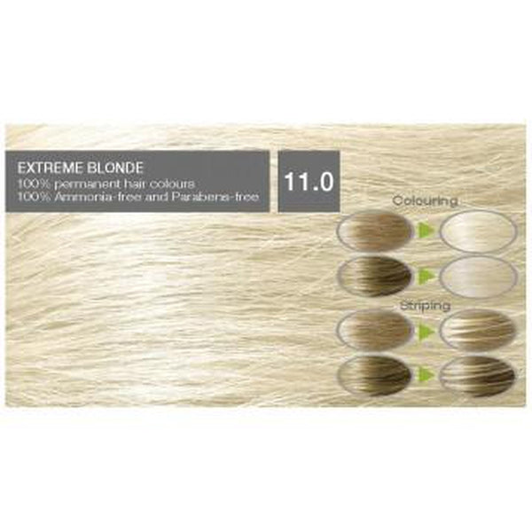 Naturigin Organic Based 100% Permanent Hair Colours Extreme Blonde 11.0. Püsijuuksevärv ekstreemblond 115ml