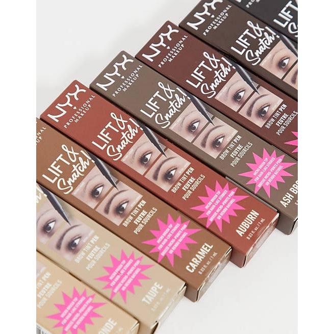 NYX Professional Makeup Lift & Snatch! Brow Tint Pen. Kauapüsiv mittemäärduv kulmumarker 1ml (erinevad toonid)