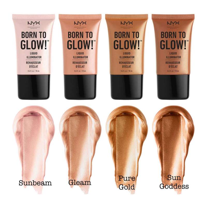 NYX Professional Makeup Born To Glow! Liquid Illuminator. Sära andev kreem 18ml (erinevad toonid)