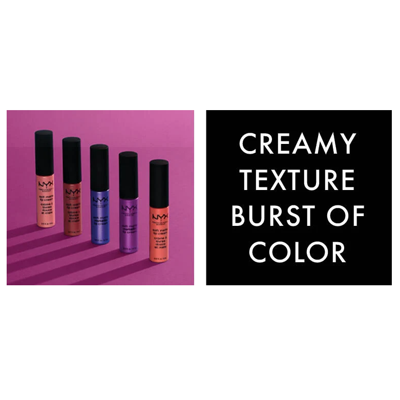 NYX Professional Makeup Soft Matte Lip Cream. Niisutav matt huulevärv 8ml (erinevad toonid)