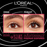 L'Oréal Paris Telescopic Lift Mascara, Black. Pikendav ripsmetušš must 9.9ml