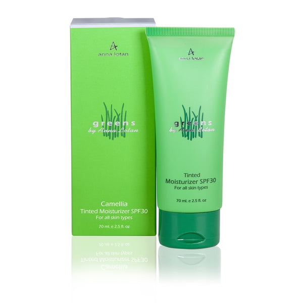 Anna Lotan Greens Camellia Tinted Moisturizer SPF30. Niisutav tooniv päevakreem SPF30 70ml
