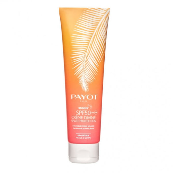 Payot Sunny SPF50 Creme Divine. The Invisible Sunscreen. Kerge koostisega päikesekaitsekreem näole ja kehale SPF50 150ml