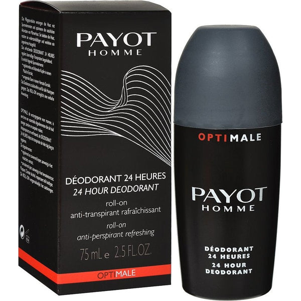 Payot Optimale Deodorant. 24H Anti-Perspirant Refreshing Roll-On. 24-tunnise kaitsega alkoholivaba rulldeodorant meestele 75ml