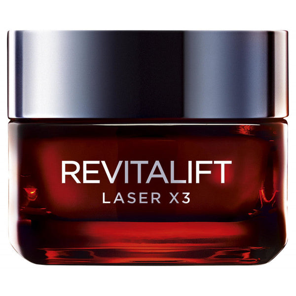 L'Oréal Paris Revitalift Laser X3 Anti-Aging Care Day Cream Hyaluronic Acid +3% Pro-Xylane. Kortsude teket ennetav päevakreem hüaluroonhappega 50ml