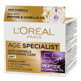 L'Oréal Paris Age Specialist 55+ Anti-Wrinkle Restoring Care Day. Kortsudevastase toimega päevakreem 50ml
