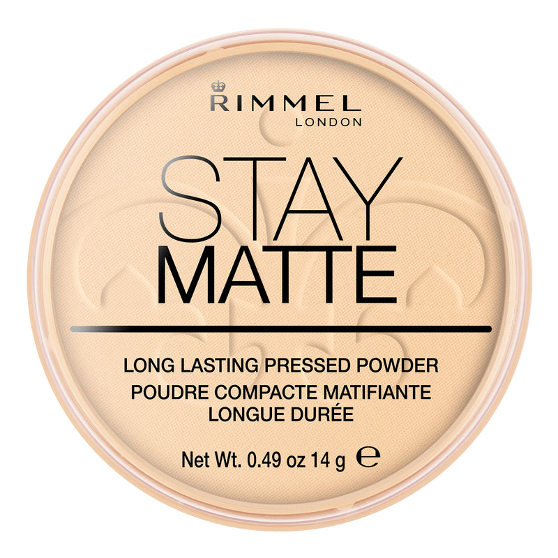 Rimmel  Stay Matte Long Lasting Pressed Face Powder. Kauapüsiv matt kompaktpuuder naturaalsete mineraalidega 14g (erinevad toonid)