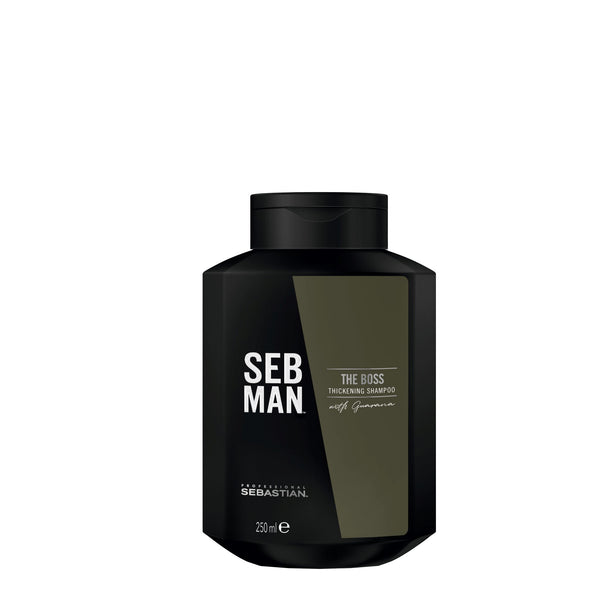 Sebastian SebMan The Boss Hair Thickening Shampoo. Tihendav šampoon guaraanaga  250ml