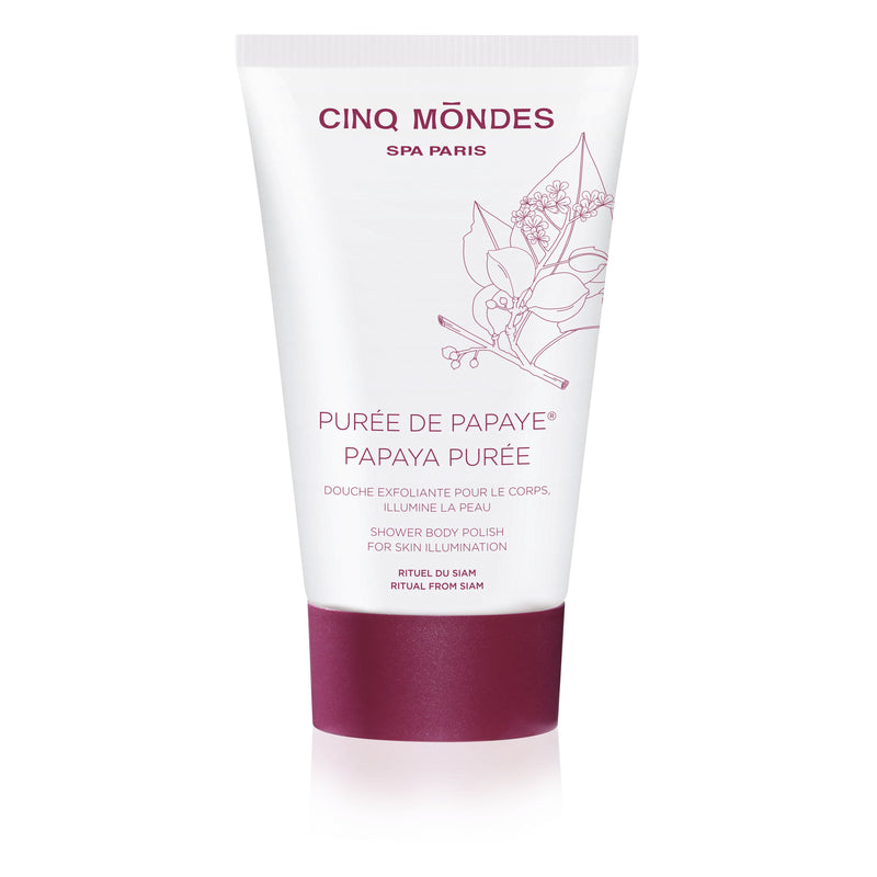 Cinq Mondes Papaya Purée Shower Body Polish. Papaiapüree kehakoorija 150ml