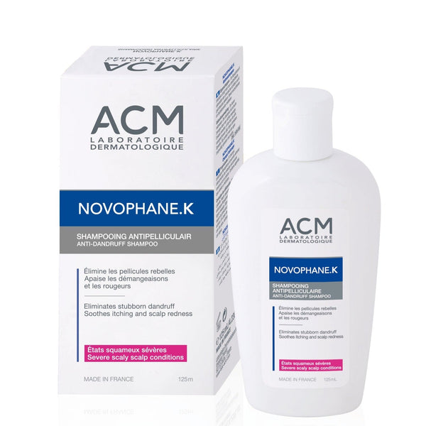 Novophane K Anti-Dandruff Shampoo 125ml. K-šampoon sügelevale peanahale ja tugevale  kõõmale