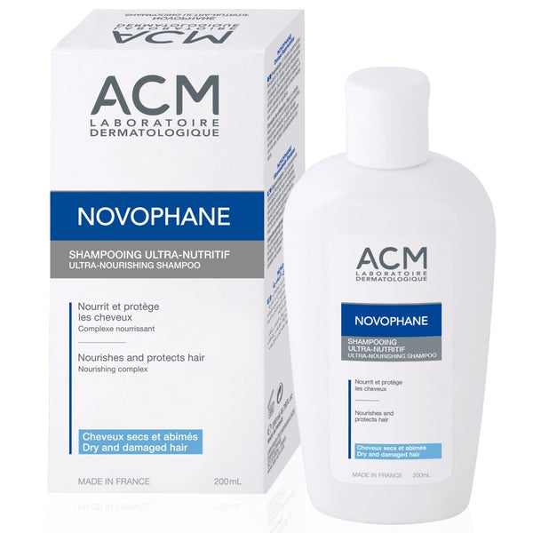 Novophane Ultra-Nourishing Shampoo Dry And Damaged Hair 200ml. Niisutav ja toitev šampoon
