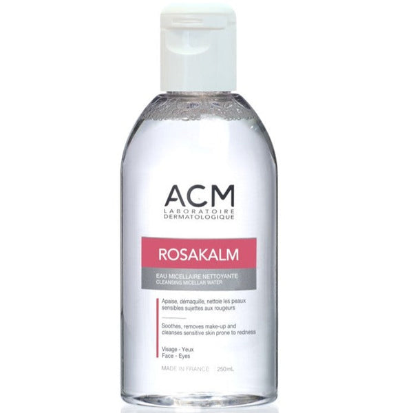 Rosakalm Cleansing Micellar Water 250ml. Mitsellaarvesi punetavale ja/või kuperoosa all kannatavale nahale