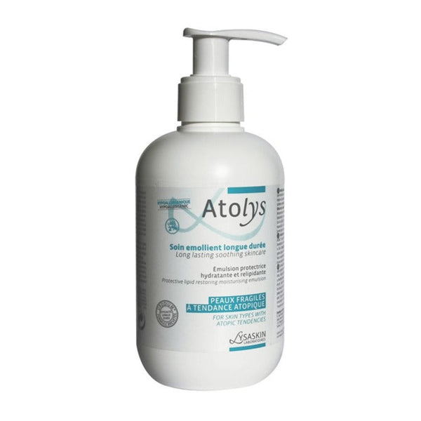 Lysaskin Atolys Protective Lipid Restoring Moisturising Emulsion 200ml. Pikatoimeline niisutav emulsioon õrnale, ketendavale või sügelevale  nahale
