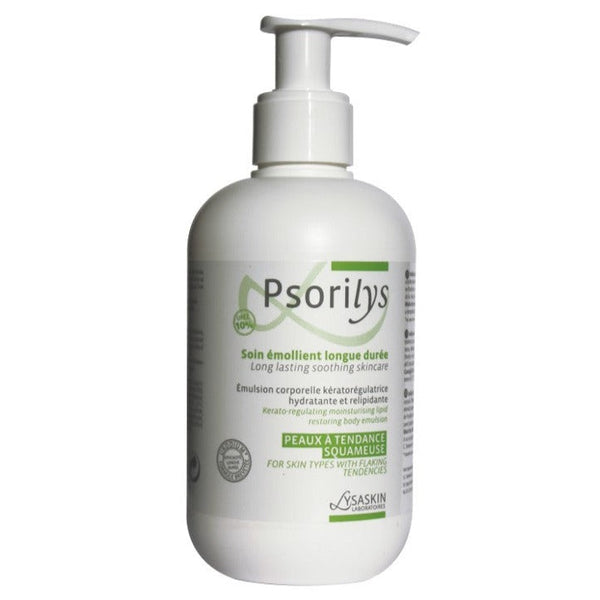 Lysaskin Psorilys Kerato-Regulating Moisturising Lipid Restoring Body Emulsion 200ml. Pikatoimeline niisutav emulsioon ketendavale nahale