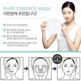 Holika Holika  Pure Essence Mask Sheet Mugwort, Calming+Purification. Rahustav kangasmask pujuekstraktiga 23ml