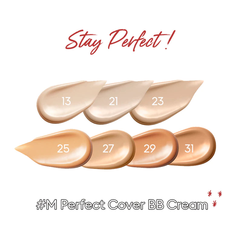 Missha M Perfect Cover BB Cream SPF42/Pa+++. Meigikreem SPF42/Pa+++ 20ml (erinevad toonid)